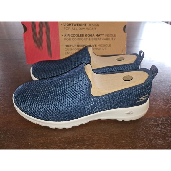Skechers Women's Go Walk Joy Vela Hands Free Slip-ins Blue Sneaker 8.5 Wide NIB - Picture 6 of 9